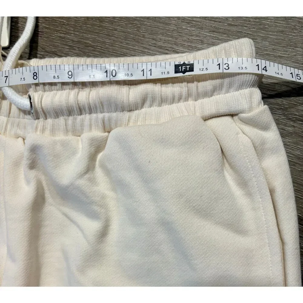 NWT Fifth Loop Star Joggers (Cream), Sz. M - Picture 4 of 5